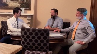 Junior Salesman Impresses Boss. OFFICE BREEDING
