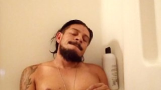 Masturbating in the tub