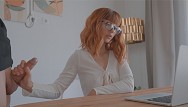 She Makes Him Cum Inside Her Tight Young Pussy On Zoom Meeting