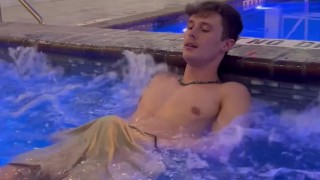 Just a guy, a jacuzzi, and a little 'me time' 💦 Relax and unwind with me in this steamy session!