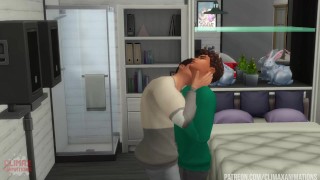 Straight TikTok Boys Fuck on Camera: Sims 4