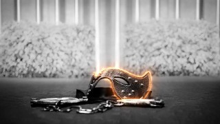 Tied up on the woods to be throated, whipped and covered with cum on mouth and face - TRAILER