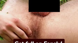 the guy fucks his hole with his hand