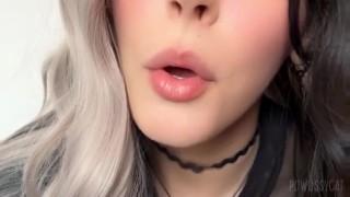 Sexy Alt Egirl smoking and dangling UpClose (Full Vid on my OnlyFans/ManyVids)