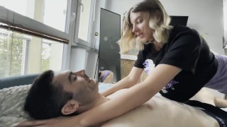 Thelymia makes her first video with her new boyfriend