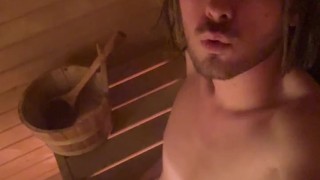I love to get caught jerking off in public sauna