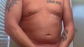 after shower masturbation with cumshot