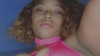 Busty pink pussy babe