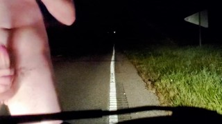 Almost caught!!! Cum in Public While I DoorDash