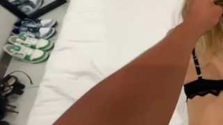 I fuck a slut in lingerie for my birthday!