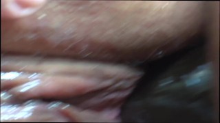 Huge ass busty milf bbw maid close up pussy fucking fingering and accidental creampie cum covered