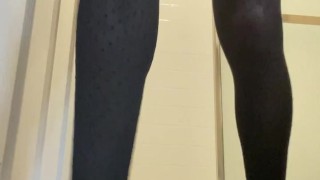 Sissy Try On - Heels and Stockings