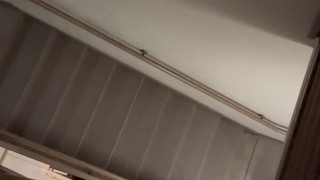 Hotel Stairwell Cumshot
