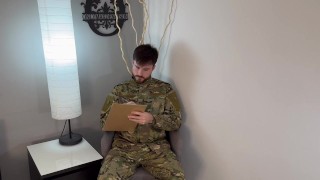 Soldier tricked into silly face experiment