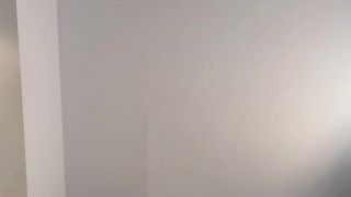 Small penis humiliation made stand naked in the window by roommate