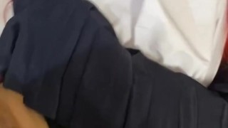 Mi vecina pierde apuesta y viene a mi casa con un vestido corto a follar (casero amateur)