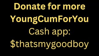 Rubbing Chubby Dick Slowly For Big Cumshot