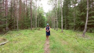 Nude walk in the forest, hope that nobody has seen me doing that