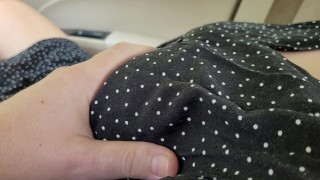 Gorgeous Stepsister in Black is Teasing Me with Her Hot Beautiful Tits