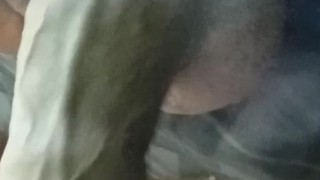 Peeing while enjoying the coolness