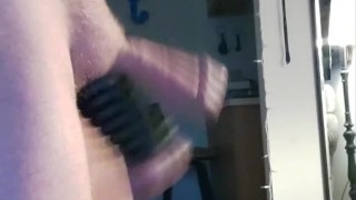 Dad's Stretched Ballbag & Big Dick