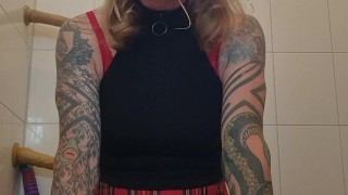 Sissy schoolgirl is back