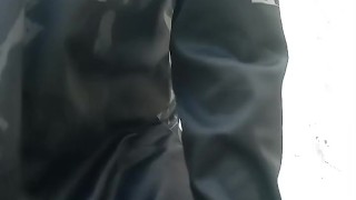 Pinoy with Big Cock at Construction Site - Lick and Fuck his Pussy Toy