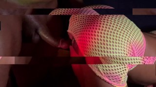 Aggressive Verbal Ebony Doggystyle with Big Thick Dick