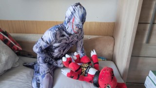 Venom and Guilmon (big CUM)
