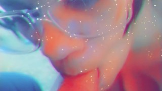 BBC DICK GETS SUCKED BY NERD WITH GLASSES FROM COLLEGE