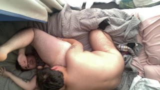 Comiéndole el culo a mi novio