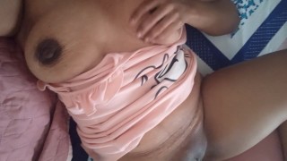 SCHOOLGIRL  HAVING WET DREAMS AND HORNY WITH HER WET PUSSY