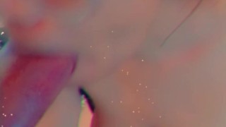 NERD GETS FACIALED BY HUGE COCK REAL