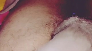 Straight Guy's Night of Passion: Big Black Cock in Bed