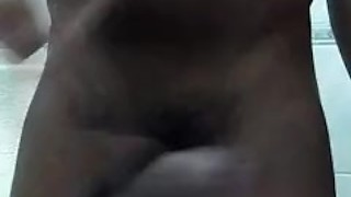 Black big monster African dick jerking