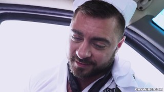 GAYWIRE - Watch Bruce Beckham & Derek Bolt Soap Their Hot Bodies Before They Suck & Fuck Each Other