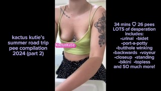 summer road trip pee compilation (part 2)