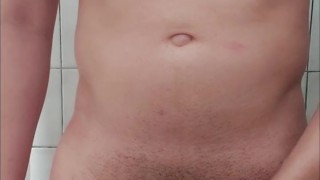 Pissing me on my own chest massage