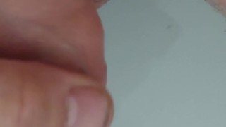 Playing with my Foreskin in bath