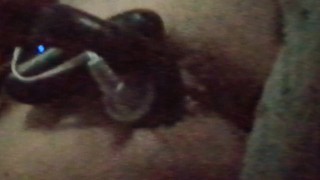 Late night estim CBT and anal probe
