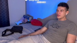 My Roomie wants to talk about muscles and I allow him to adore me part 2