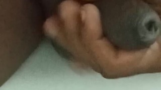 Cum in the bathroom 2