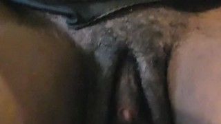 Creamy hairy pussy desperately needing to be fucked