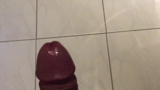 Shooting my Cum all over the Kitchen