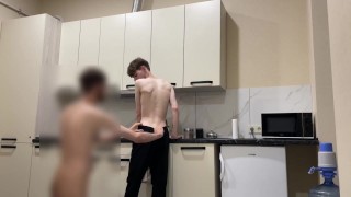 My Boy wanted to Lick off my Asshole just when I was making coffee ☕️ on OnlyFans volk.in