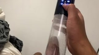 Amazing Amazon cock sucking penis pump enlarged enlargement therapy