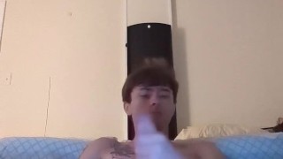 Hot Guy Showing Off His Long Dick & Big Balls