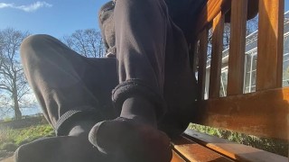 Outdoor foot show with Aidan Maxwell
