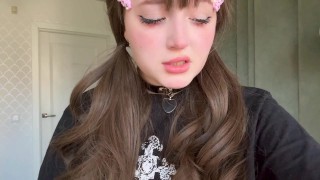 Cute teen Egirl from Tinder try anal for first time on FaceTime call. part 2. real amateur homemade