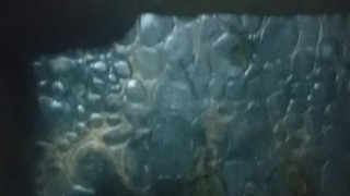 Spilling cum on grils shoe